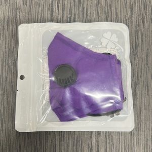 Purple Face Mask with Vent